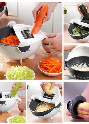 Багатофункціональна обертається овочерізка basket vegetable cutter