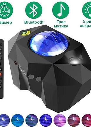 Ночник-проектор dream aurora star lights звездное небо черный