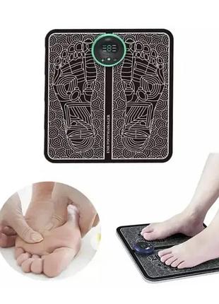 Массажный коврик миостимулятор для стоп ems foot massager