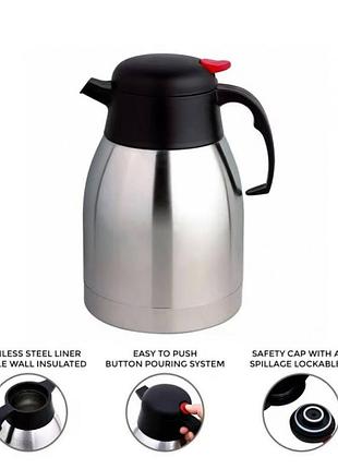 Термос у формі чайника safety cap 1,5 л
