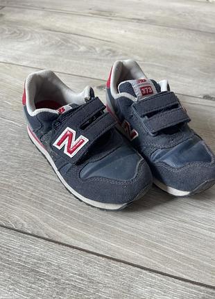 Кросівки для дітей new balance 373 сині з червоним