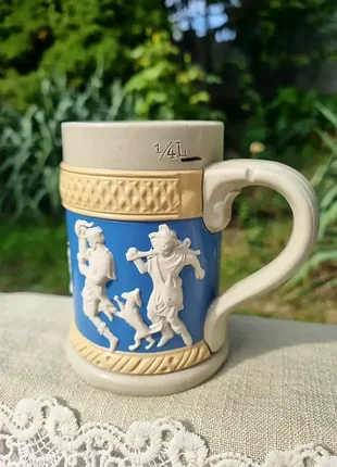 Вінтажна колекційна німецька пивна кружка, кухоль, келих (bierkrug), villeroy&amp;boch.