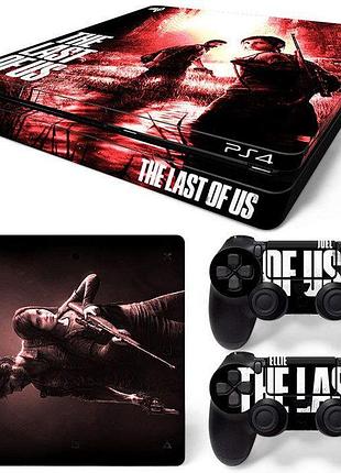 Наклейка на ps4 slim «the last of us»