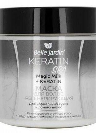 Маска для волос belle jardin keratin spa magic milk, 450 мл