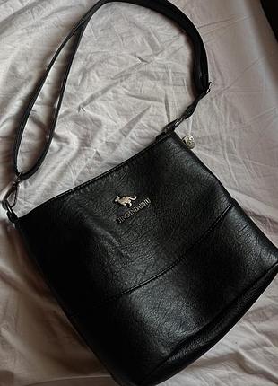 Сумка жіноча bucket bag чорна