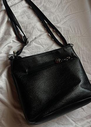 Сумка жіноча bucket bag чорна 2
