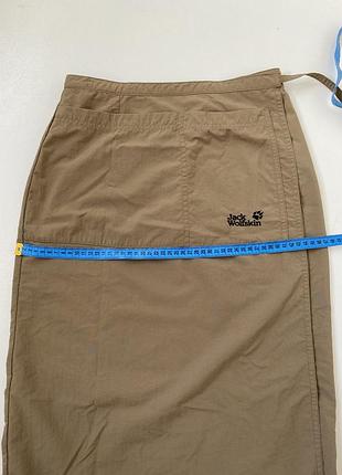 Спідниця карго  jack wolfskin хакі 9
