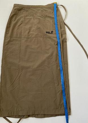 Спідниця карго  jack wolfskin хакі 10