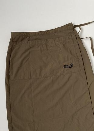 Спідниця карго  jack wolfskin хакі 3