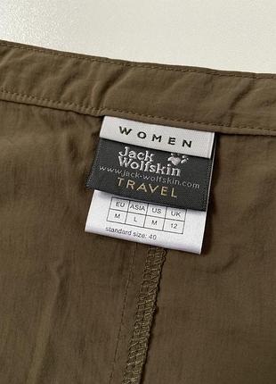 Спідниця карго  jack wolfskin хакі 5