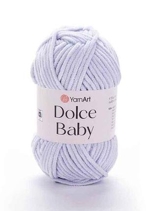 Пряжа dolce baby лавандовый 100% микрополиэстр 85м 50г 5шт/уп 776 тм yarnart