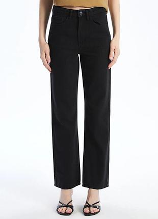 Жіночі джинси lcw jeans straight fit чорні розмір 26