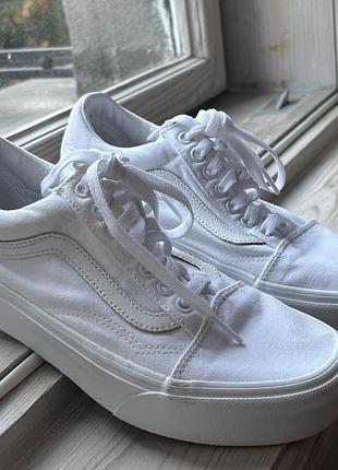 Кеди унісекс vans old skool білі