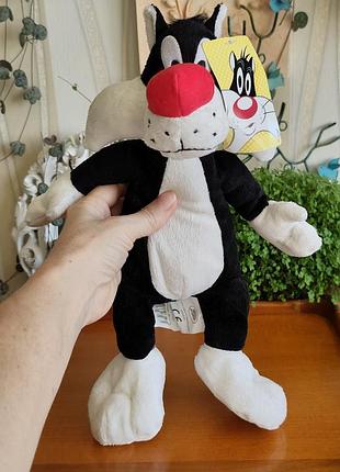 Оригінальна м'яка іграшка кіт сильвестр looney tunes warner bros bootsз етикеткою