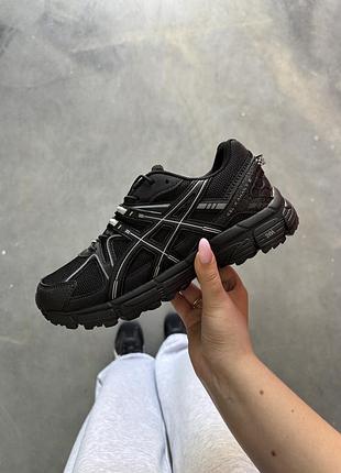 Asics gel kahana 8 чорно білі термо вологозахист водовідштовхувальні, gore-tex