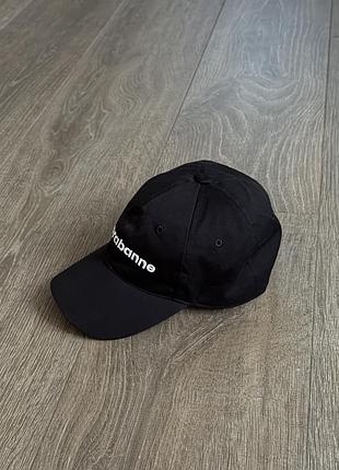 Кепка paco rabanne black tex logo cap 5
