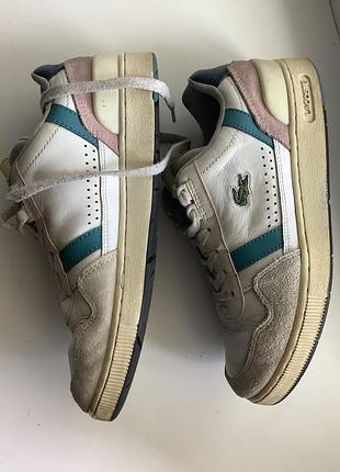 Кросовки жіночі lacoste шкіряні 6