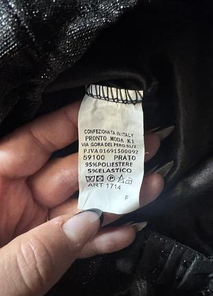 Жіноче боді pronto moda чорне блискуче 2