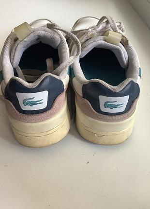 Кросовки жіночі lacoste шкіряні 7
