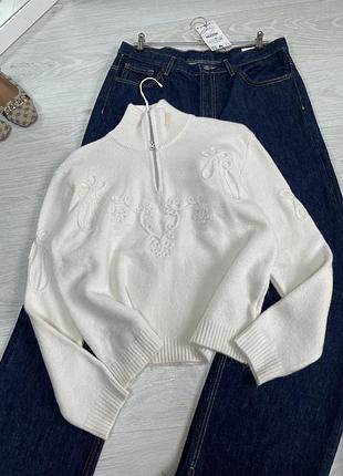 Мʼякий светр кофта із замком qu style