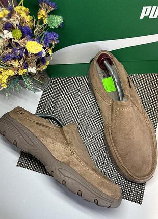 Оригинальные ботинки skechers тапочки дворовые теплые