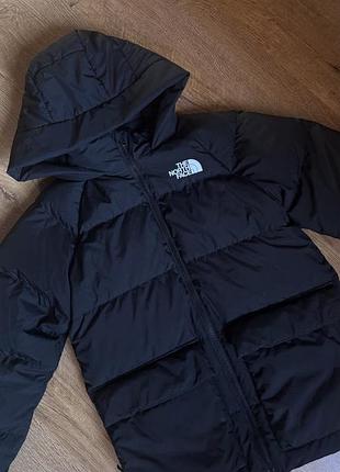 Куртка пуховик the north face чорна