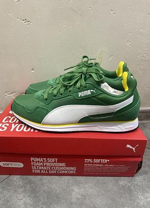Кросівки чоловічі puma зелені, розмір 42.5