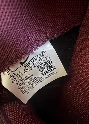Кросівки nike бордові 6