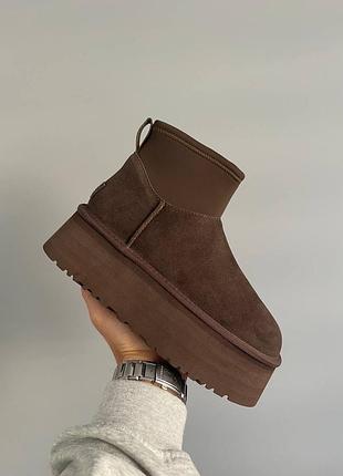 Уггі ugg classic mini dipper chocolate