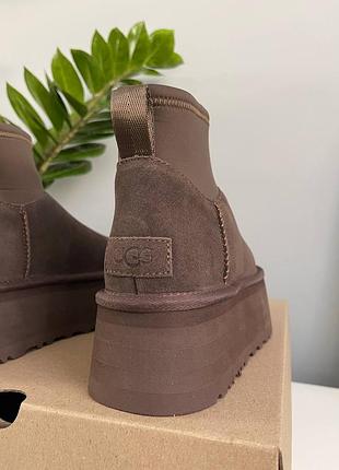 Уггі ugg classic mini dipper chocolate 8
