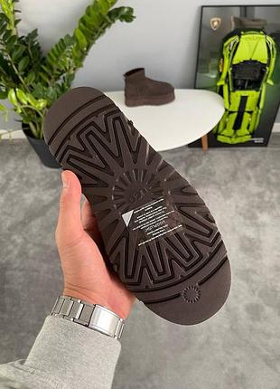 Уггі ugg classic mini dipper chocolate 2
