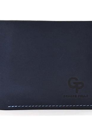 Портмоне магнит, синий с голубым grande pelle 50517075
