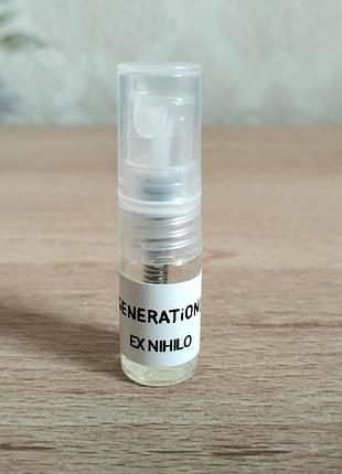 Ex nihilo generation(s) - пробник 1 мл