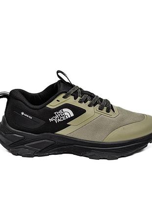 The north face vectiv fastpack khaki black | хакі трекінгові кросівки | 41–45