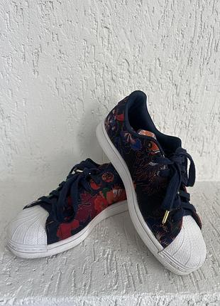Кросівки жіночі adidas superstar різнокольорові, розмір 39 1/3