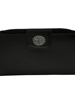 Шкіряне портмоне swarovski 1655a nero чорний