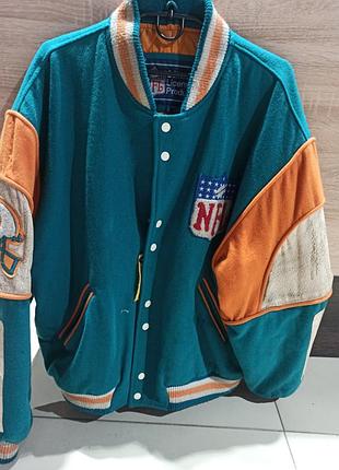 Чоловіча куртка бомбер nfl miami dolphins