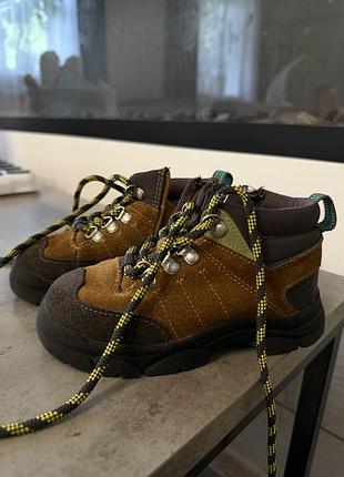 Черевики для хлопчика zara коричневі, розмір 23