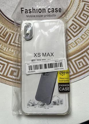 Силіконовий прозорий чохол для айфон xs max
