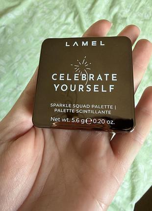 Палетка тіней lamel celebrate yourself