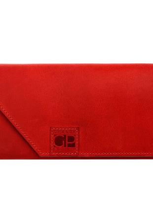 Портмоне festa красное grande pelle 513160