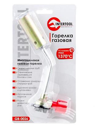 Горелка газовая,регулятор,сопло d=23мм. (intertool) 4