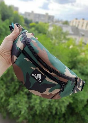Бананка унісекс adidas камуфляжна водовідштовхувальна тканина