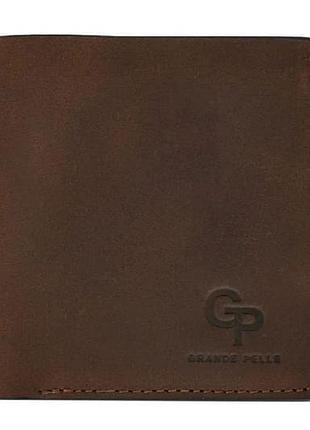 Портмоне letterа с монетницей, коричневый grande pelle 537120