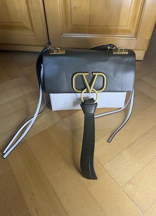 Сумка жіноча valentino біла, 23х19 см