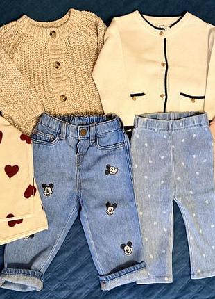 Лот одягу для дівчинки h&m disney, 6-9 місяців, розмір 74