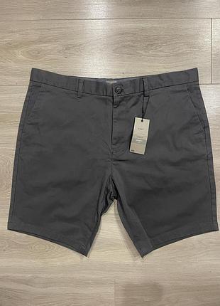 Нові чоловічі шорти чинос next skinny fit (розмір w38) мірі