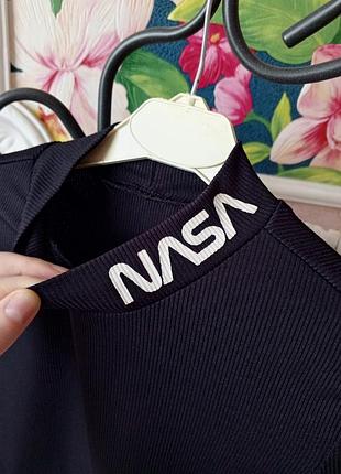Стильний чорний лонг nasa. 4