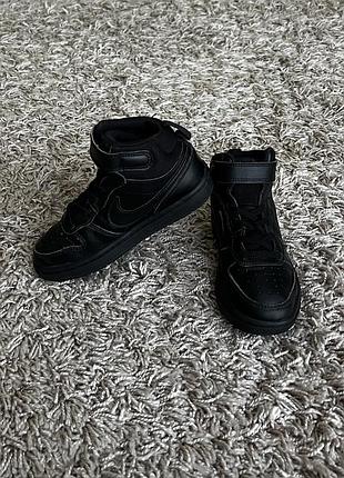 Стильні шкіряні хайтопи кеди nike 29,5 розміру