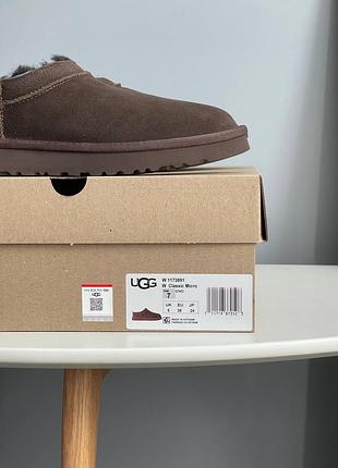 Ugg classic micro chocolate уггі 3